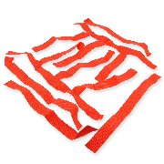 Pair of Foot Rest nets red for Shineray 250STXE