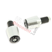Custom Handlebar End Plugs (type 7) - Alu for Bashan 200cc BS200S3