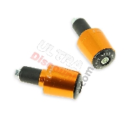 Custom Handlebar End Plugs (type 7) - gold for Bashan 200cc BS200S3
