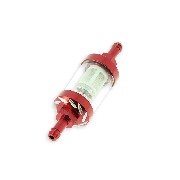 High Quality Removable Fuel Filter (type 4) - Red for Bashan 200cc BS200S3